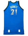 Kevin Garnett 2005-06 Game Worn Minnesota Timberwolves Road Jersey, Extensive Wear, Team LOA (Davious & RGU Photo Match LOAs)