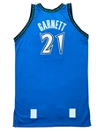 Kevin Garnett 2005-06 Game Worn Minnesota Timberwolves Road Jersey, Extensive Wear, Team LOA (Davious & RGU Photo Match LOAs)