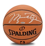 Michael Jordan Autographed/Signed Official Spalding NBA Basketball UDA / Upper Deck