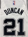 Tim Duncan 2014-15 Kia NBA Tip Off San Antonio Spurs Home Jersey - Photo Matched - NBA Finals Patch