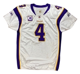 Brett Favre 2009 Minnesota Vikings Game Used & Signed Jersey - Photo Matched - Milestone TD's (Meigray/RGU)