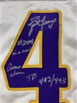 Brett Favre 2009 Minnesota Vikings Game Used & Signed Jersey - Photo Matched - Milestone TD's (Meigray/RGU)