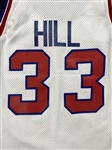 Grant Hill 1994-95 Detroit Pistons Game Worn Home Rookie Jersey - Team Sourced 