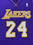 Kobe Bryant 2013-14 Los Angeles Lakers Game Worn Road Jersey (DC Sports LOA)