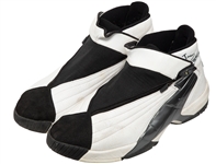 2000 LeBron James Ohio High School Division III Championship Game Worn & Dual-Signed Sneakers - Photo Matched - Family Provenance