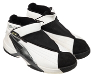 2000 LeBron James Ohio High School Division III Championship Game Worn & Dual-Signed Sneakers - Photo Matched - Family Provenance
