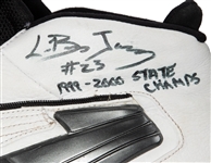2000 LeBron James Ohio High School Division III Championship Game Worn & Dual-Signed Sneakers - Photo Matched - Family Provenance