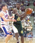2000 LeBron James Ohio High School Division III Championship Game Worn & Dual-Signed Sneakers - Photo Matched - Family Provenance