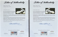 2000 LeBron James Ohio High School Division III Championship Game Worn & Dual-Signed Sneakers - Photo Matched - Family Provenance