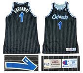 Anfernee “Penny” Hardaway 1995-96 Orlando Magic ISSUED Black Pinstripe Road Jersey
