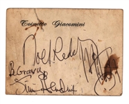 Jimi Hendrix Experience Signed Cut (JSA & REAL)