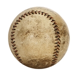 Babe Ruth Signed 10/21/1924 Home Run Barnstorming Baseball - Detailed Letter of Provenance (MEARS, JSA)