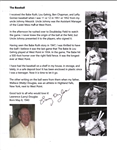 1934 Babe Ruth, Lou Gehrig & Others Multi-Signed Game-Used West Point Baseball Possible Babe Ruth Home Run (JSA & Incredible Letter Of Provenance)
