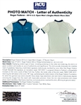 Roger Federer 2015 U.S. Open Men’s Singles PHOTO MATCHED Match Worn Shirt – Federer Foundation COA (RGU)
