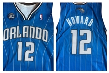 Dwight Howard 2008-09 Orlando Magic PHOTO MATCHED Game Worn Road PLAYOFF Jersey - 09' EC Finals vs Cavs - 30 Pts 13 Rebs 2 Blks (RGU)
