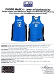 Dwight Howard 2008-09 Orlando Magic PHOTO MATCHED Game Worn Road PLAYOFF Jersey - 09' EC Finals vs Cavs - 30 Pts 13 Rebs 2 Blks (RGU)