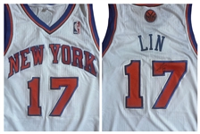 Jeremy Lin 2011-12 New York Knicks PHOTO MATCHED Game Worn Jersey - LinSanity Era -  LAST GAME AS A KNICK! - 2 Games (RGU)
