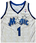 Tracy McGrady 2001-02 Orlando Magic Game Worn & Signed Home Jersey