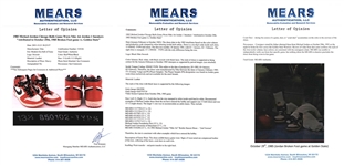 10/29/85 Michael Jordan Game Worn Sneakers - Broken Foot Game w/Apparent Photo Match - Possibly MJ’s Last OG Air Jordan I Pair! (MEARS)