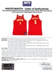 Tracy McGrady 2004-05 Houston Rockets PHOTO MATCHED Game Worn & Signed HWC Jersey - Matched to 3 Games! (RGU Match LOA)