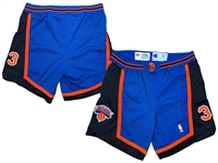 Patrick Ewing 1995-96 New York Knicks PHOTO MATCHED Game Worn Road Playoff Jersey & Shorts - ECSF vs. Bulls (RGU Match LOA)  