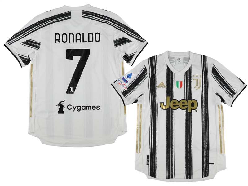 Cristiano Ronaldo 2020-21 Juventus Match Worn Jersey (RGU & MEARS Authentic LOAs)
