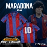 Diego Maradona 1982-84 F.C. Barcelona Match Worn Jersey (RGU & MEARS Authentic LOAs)