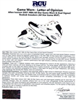 Allen Iverson 2001 NBA All-Star Game Worn & Dual Signed Sneakers - Awarded MVP (RGU Authenticated)