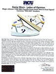 Magic Johnson 1988 NBA Playoffs/Finals Game Worn & 4X Signed Converse ERX-400 Sneakers (RGU Authenticated)
