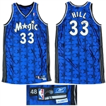 Grant Hill Orlando Magic Game Team Issued Signed Road Jersey