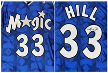 Grant Hill Orlando Magic Game Team Issued Signed Road Jersey