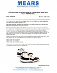 Michael Jordan 1995-96 Chicago Bulls Game Worn Air Jordan XI Sneakers 72-10 Season - MEARS Authentic