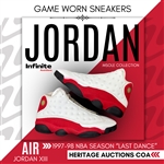 Michael Jordan 1997-98 Chicago Bulls Game Worn Air Jordan XIII Sneakers "Last Dance Season" - Heritage Auctions COA