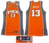 Steve Nash 2004-05 Phoenix Suns Game Worn Road Alternate Jersey