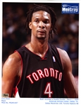 Chris Bosh 2008-09 Toronto Raptors PHOTO MATCHED Game Worn Road Jersey - Meigray LOA