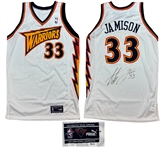 Antawn Jamison 2000-01 Golden State Warriors Game Worn & Signed Home Jersey