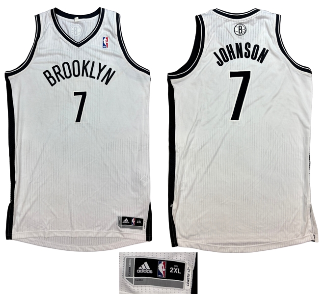 Joe Johnson Brooklyn Nets Team Issued Home Jersey