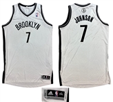 Joe Johnson Brooklyn Nets Team Issued Home Jersey