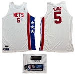 Jason Kidd New Jersey Nets Signed Professional model Hardwood Classic Home Jersey