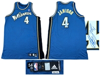 Antawn Jamison 2009-10 Washington Wizards Game Worn & Signed Road Jersey - Convincing Wear