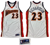 Jason Richardson Golden State Warriors Team Issued Home Game Jersey