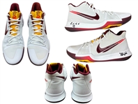 Kyrie Irving 5/25/2017 Cleveland Cavaliers 2017 EC Finals Game 5 Worn Signed & Inscribed Nike Sneakers (Meigray & RGU Match LOAs)