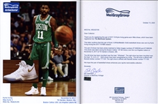 Kyrie Irving 11/8/2017 Cleveland Cavaliers PHOTO MATCHED Game Worn Dual Signed & Inscribed Nike Sneakers (Meigray Match LOA)