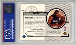1998 Vince Carter Upper Deck Game Jersey ROOKIE #GJ43 - PSA 10 Gem Mint