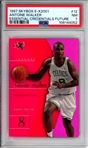1997 Antione Walker Skybox E-X2001 Essential Credentials Future #d 56/69 - PSA 7