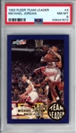 1992 Michael Jordan Fleer Team Leader #4 - PSA 8 Near Mint