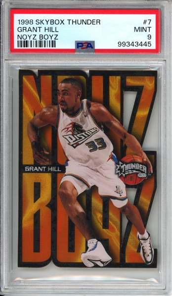 1998 Grant Hill Skybox Thunder NOYZ BOYZ #7 - PSA 9 Mint