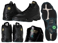 Ray Allen Air Jordan XIII Black Rare Player Issued Sneakers (Seattle Supersonics)