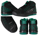 Ray Allen Dual Signed Air Jordan OLSchool Rare Player Issued Sneakers (Boston Celtics)