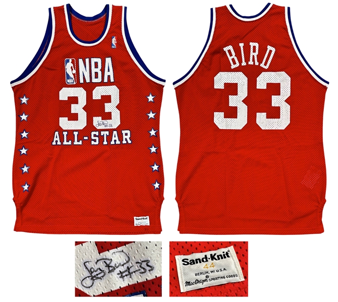 Larry Bird 1987 NBA All-Star Weekend Signed & Issued/Worn Jersey